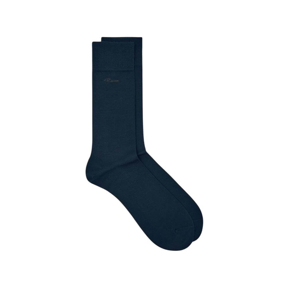 REISS Milo Cotton-Blend Logo Embroidery Socks